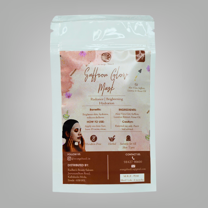 Saffron Glow Mask